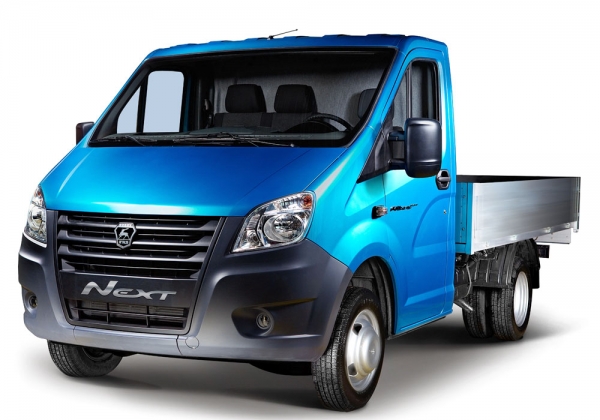  GAZ GAZelle Next (the gearbox handle is on top of the panel)