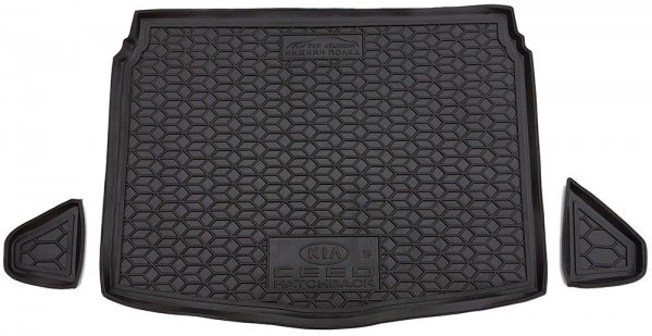 Polyurethane trunk mats KIA Ceed (2019>) - 2