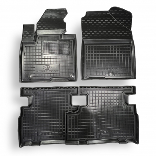 Polyurethane interior mats KIA Sorento (2015>) (5 seats)