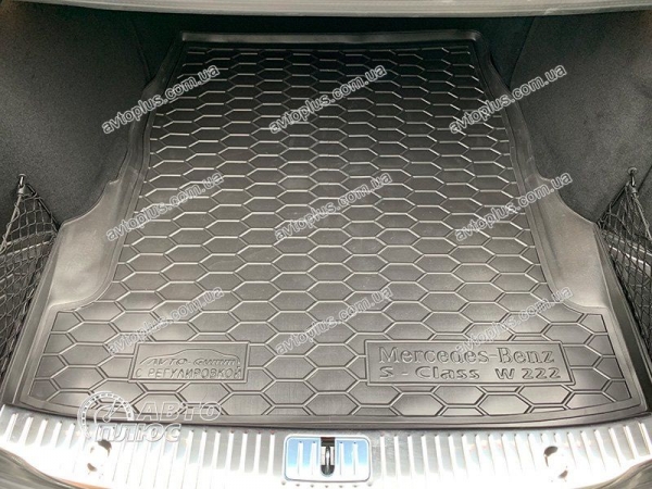 Килимки багажнику поліуританові MERCEDES (Мерседес) W 222 long - 1