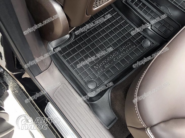 Polyurethane interior mats MERCEDES X 166 (GL - class) (3-rd row) (GLS >2014) - 4