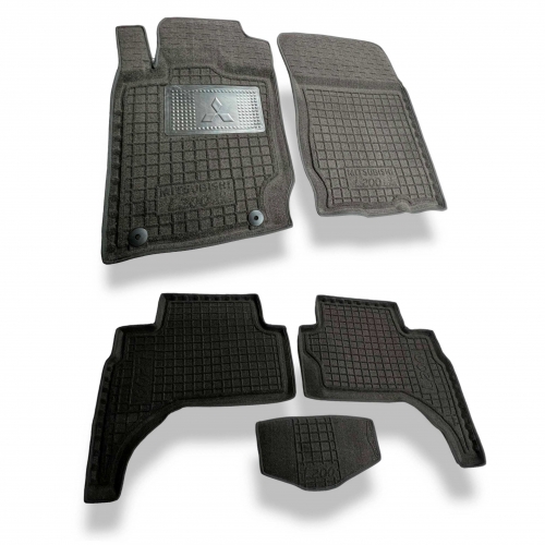 Interior mats HYBRID MITSUBISHI L 200 long (2013>)