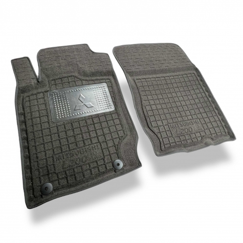 Interior mats HYBRID MITSUBISHI L 200 long (2013>) - 1