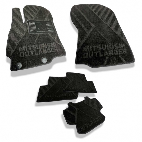 Interior textile mats MITSUBISHI Outlander 2012- - 4