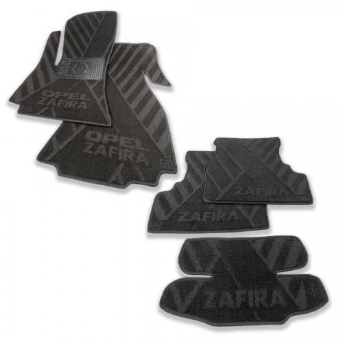 Interior textile mats OPEL Zafira A (5 seats) (1999>) - 3
