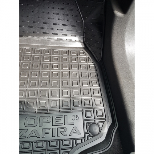 Polyurethane interior mats OPEL Zafira B (5 seats) (2005>) (3-rd row) - 4