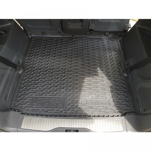 Polyurethane trunk mats OPEL Zafira B (5 seats) (2005>) (3-rd row) - 1