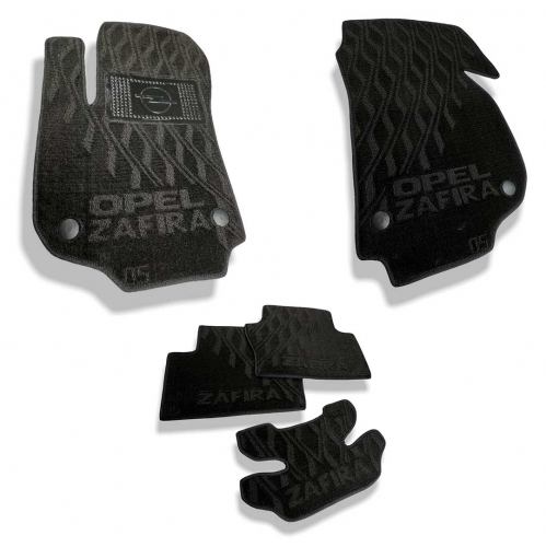 Interior textile mats OPEL Zafira B (5 seats) (2005>) (3-rd row) - 3