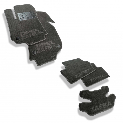 Interior textile mats OPEL Zafira B (5 seats) (2005>) (3-rd row) - 6