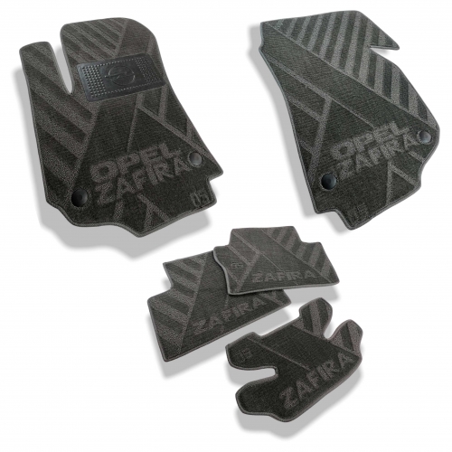 Interior textile mats OPEL Zafira B (5 seats) (2005>) (3-rd row) - 7