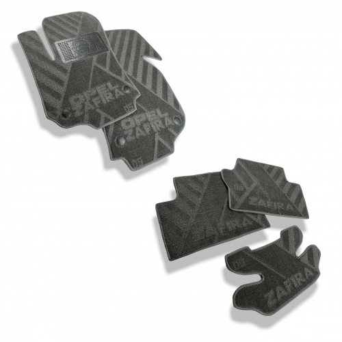 Interior textile mats OPEL Zafira B (5 seats) (2005>) (3-rd row) - 8