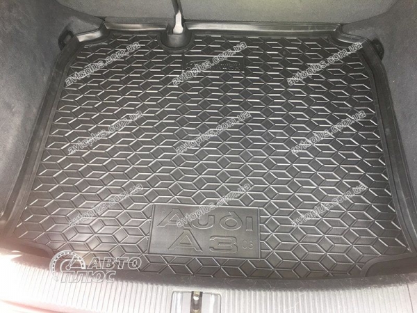 Килимки багажнику поліуританові AUDI (Ауді) A3 (2003>) (5 дв.) - 1