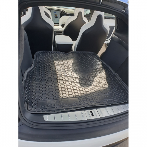Килимки багажнику поліуританові  задній (7 місць великий) TESLA (Тесла) Model X (2015-2021) (7 місць)