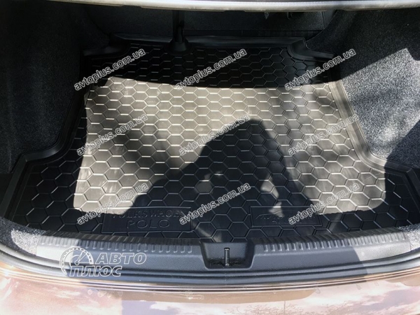 Килимки багажнику поліуританові VW (ФольксВаген) Polo седан (2010>) - 1
