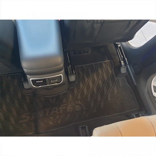 Textile interior mats HYUNDAI Santa-fe (2021-) (3 row) - 5