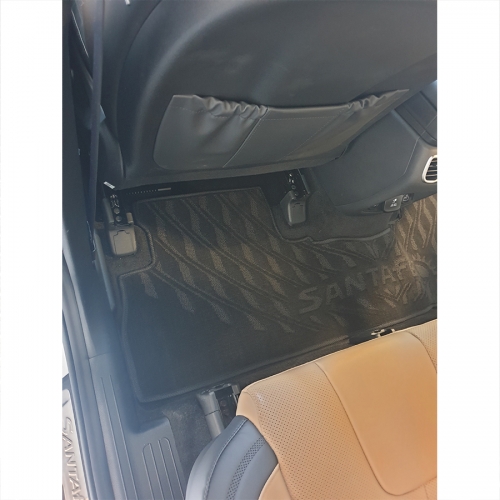 Textile interior mats HYUNDAI Santa-fe (2021-) (3 row) - 6