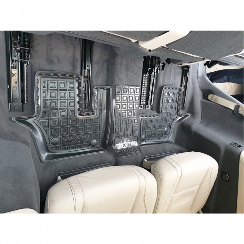 Polyurethane interior mats 3-rd row MERCEDES X 167 (GLS- class) (2019) - 5