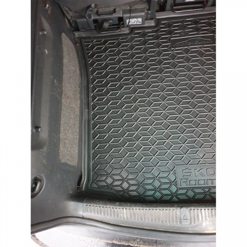 Килимки багажнику полiуритановi  SKODA (Шкода) Roomster - 2