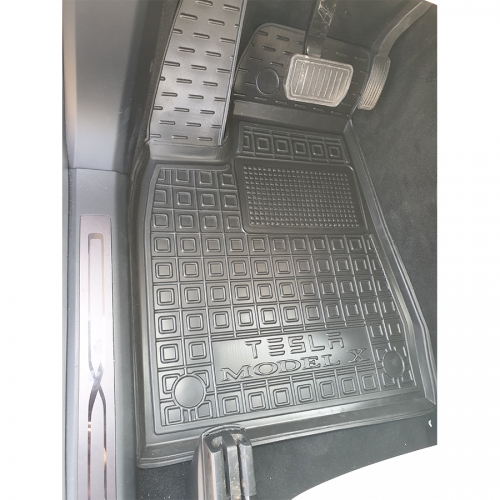 Килимки салону полiуритановi TESLA (Тесла) Model X (2015-2021) (7 місць)