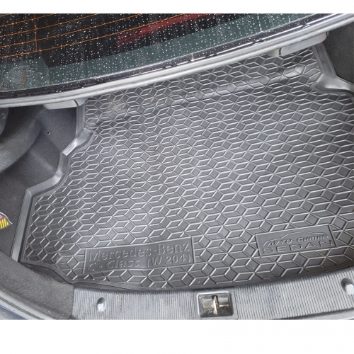 Килимки багажнику полiуритановi  MERCEDES (Мерседес) W 204 - 3