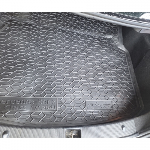 Килимки багажнику полiуритановi  MERCEDES (Мерседес) W 204 - 4