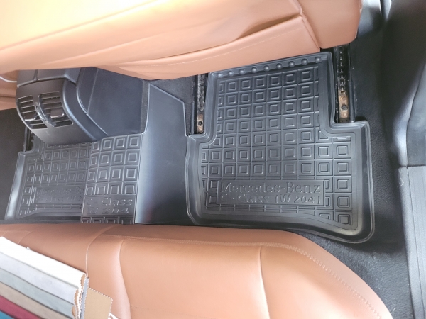 Килимки салону полiуритановi  MERCEDES (Мерседес) W 204 - 6