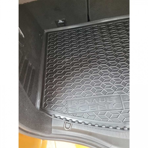 Килимки багажнику полiуритановi  RENAULT (Рено) Scenic 4 (2016-) - 2