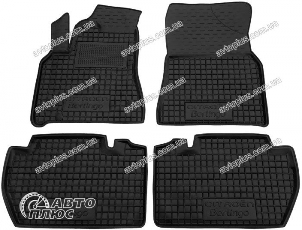 Килимки салону поліуританові CITROЁN (Сітроен) Berlingo (2010>) TOP (з підлокітником)