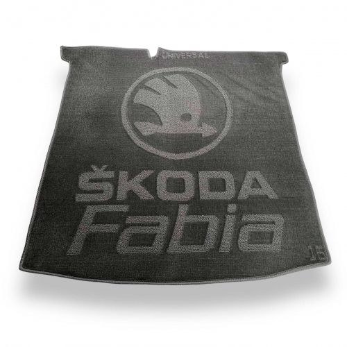 Килимки багажнику текстильнi SKODA (Шкода) Fabia lll (2015>) - 1