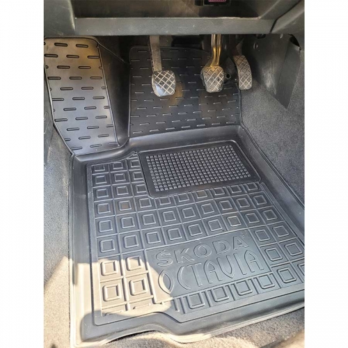 Килимки салону полiуритановi водій 3D SKODA (Шкода) Octavia A4 (1996-2010) - 4