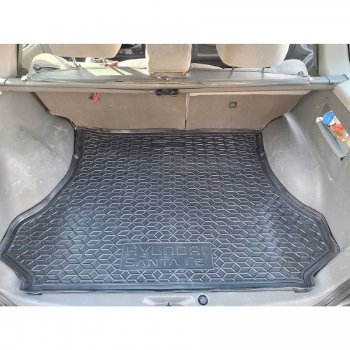 Килимки багажнику полiуритановi HYUNDAI (Хюндай) Santa-Fe (2001-2006) - 1