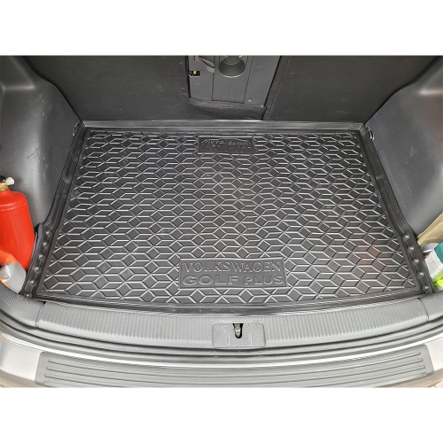 Килимки багажнику полiуритановi VW (ФольксВаген) Golf PLUS   - 1