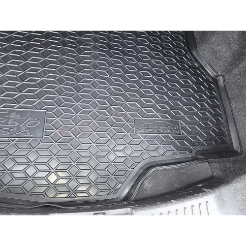 Килимки багажнику полiуритановi  FORD (Форд) Fiesta (2010) седан (USA)  - 7