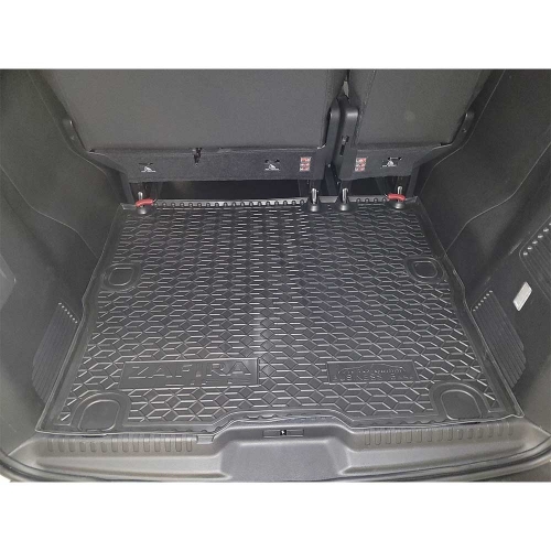 Килимки багажнику полiуритановi OPEL Zafira Life (2019-) (2-3-й ряд) BUSINESS (Base) (8м)