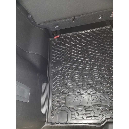 Килимки багажнику полiуритановi OPEL Zafira Life (2019-) (2-3-й ряд) BUSINESS (Base) (8м) - 1