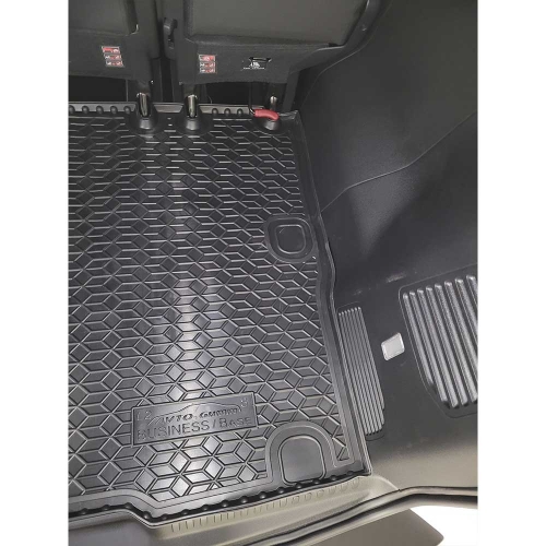 Килимки багажнику полiуритановi OPEL Zafira Life (2019-) (2-3-й ряд) BUSINESS (Base) (8м) - 2