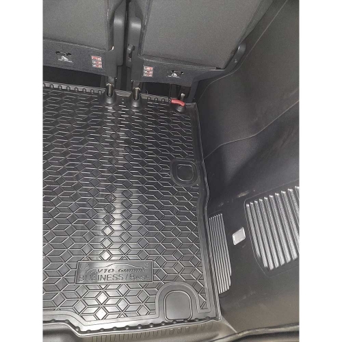 Килимки багажнику полiуритановi OPEL Zafira Life (2019-) (2-3-й ряд) BUSINESS (Base) (8м) - 3