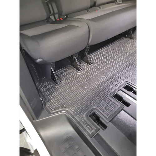 Килимки салону полiуритановi (3-й ряд) OPEL Zafira Life (2019-) (2-3-й ряд) BUSINESS (Base) (8м) - 9