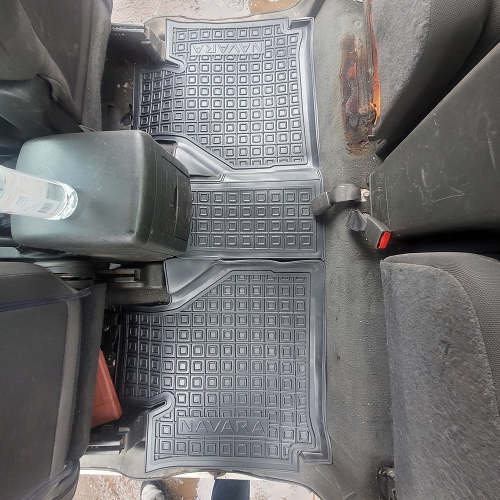Килимки салону полiуритановi  NISSAN (Ніссан) Navara-King-Cab-2005 - 6