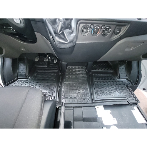 Килимки салону полiуритановi FORD (Форд) Transit 2014-(1+1) - 4
