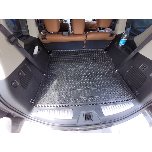 Килимки багажнику полiуритановi INFINITI (Інфініті) Z62 (QX80) (2018-) (5-7місць) - 1