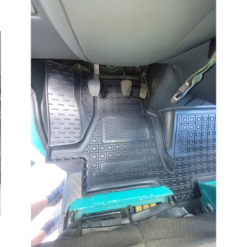 Килимки салону полiуритановi MERCEDES (Мерседес) Sprinter (W905) (2001-2007) суцільний - 1
