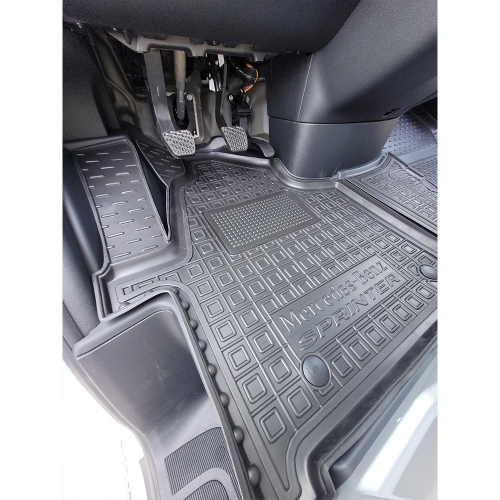 Килимки салону полiуритановi MERCEDES (Мерседес) Sprinter (W907)  (1+1 та 1+2) 2018  - 1
