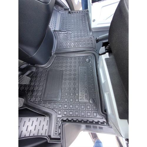 Килимки салону полiуритановi MERCEDES (Мерседес) Sprinter (W907)  (1+1 та 1+2) 2018  - 2