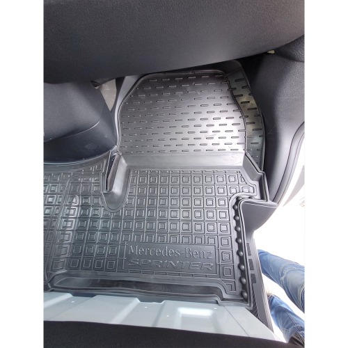 Килимки салону полiуритановi MERCEDES (Мерседес) Sprinter (W907)  (1+1 та 1+2) 2018  - 7