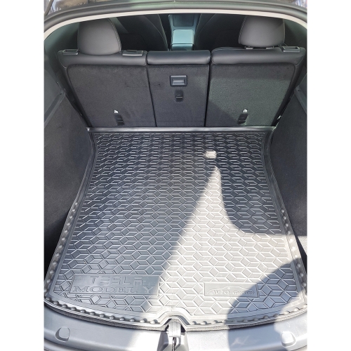 Килимки багажнику полiуритановi TESLA (Тесла) Model Y №2 - 2
