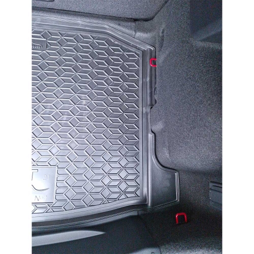 Килимки багажнику полiуритановi ДВЗ/Hybrid хетчбек №1 однорівневий SEAT (Сеат) Leon (2021-)  - 4
