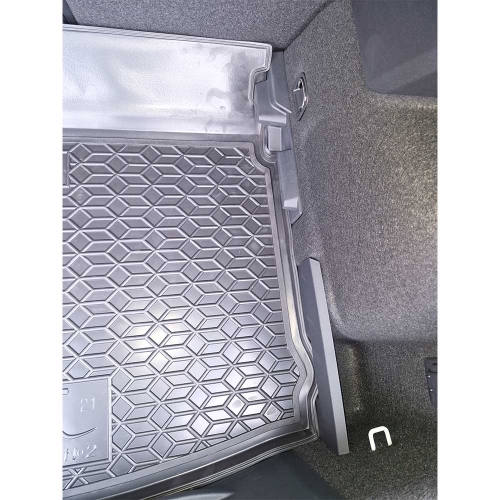 Килимки багажнику полiуритановi хетчбек №2 дворівневий (нижня полка) SEAT (Сеат) Leon (2021-)  - 7