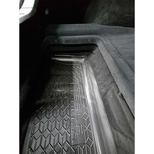 Килимки багажнику полiуритановi задній (нижня ніша) TESLA (Тесла) Model S (2012-2020) - 2