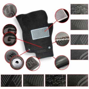 Interior textile mats OPEL Vivaro 1+2 (2024-) грузовий